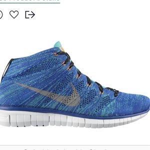Nike Free Flyknit Chukka blue